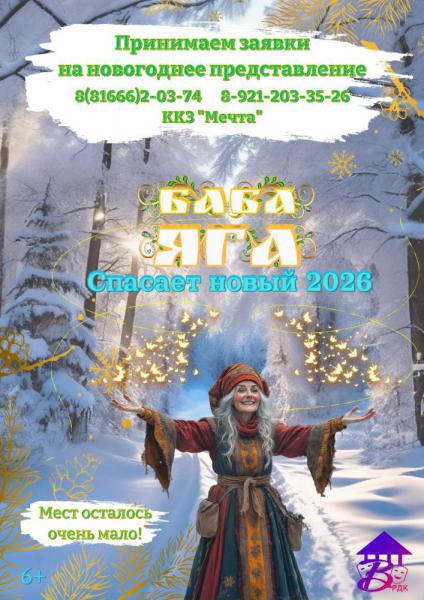 Принимаем заявки на новогоднее представление